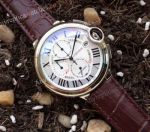 Luxury  Cartier Ballon Bleu Chronograph Quartz Watch